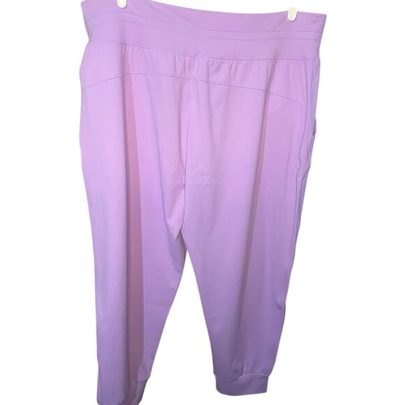 Isabella Active Wear Drawstring Jogger Size 2X in Viola Purple - Picture 3 of 4